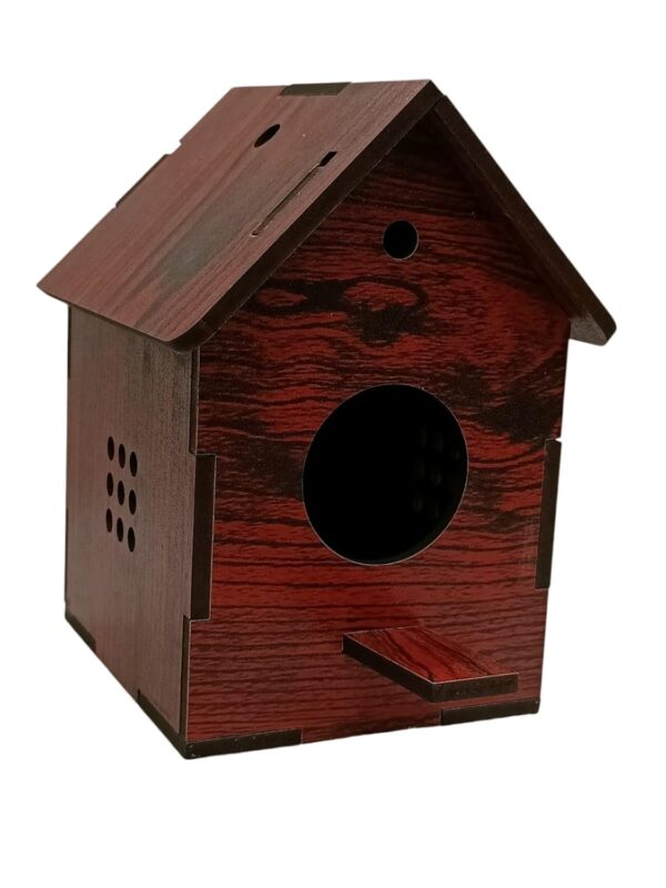 Solid Wood Bird House for Balcony and Garden