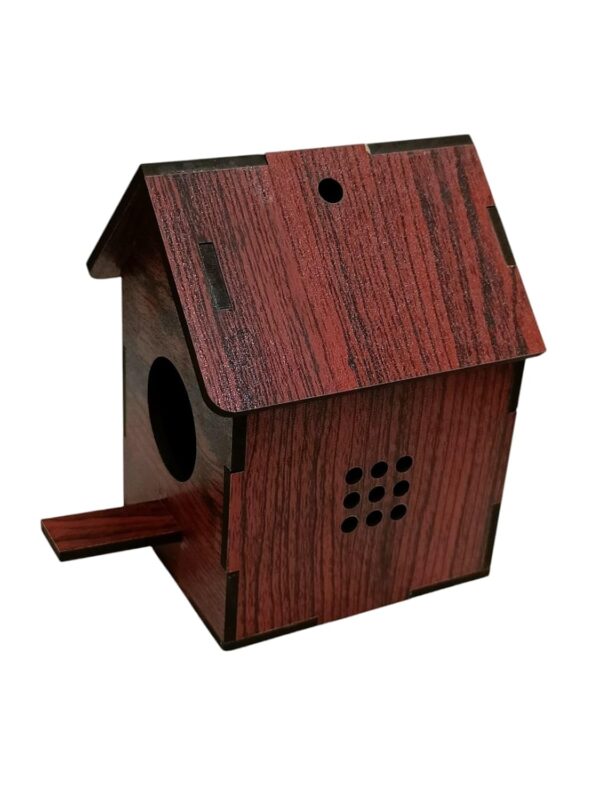Solid Wood Bird House for Balcony and Garden